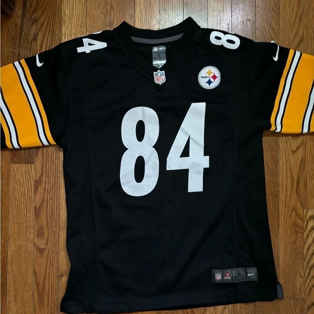 Nike Pittsburgh Steelers Antonio Brown, vintage football jersey size youth large